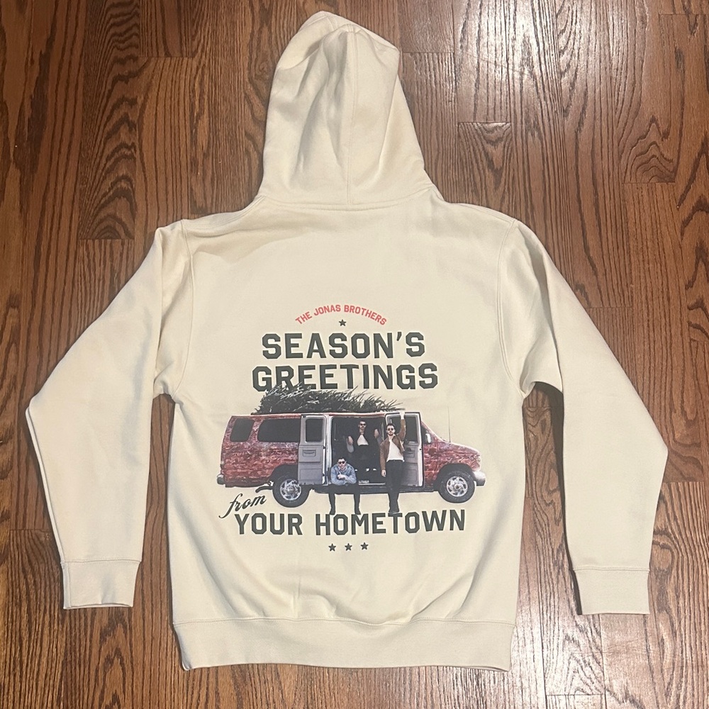 Jonas Brothers Season's Greetings Jonas Hoodie Christmas View 2